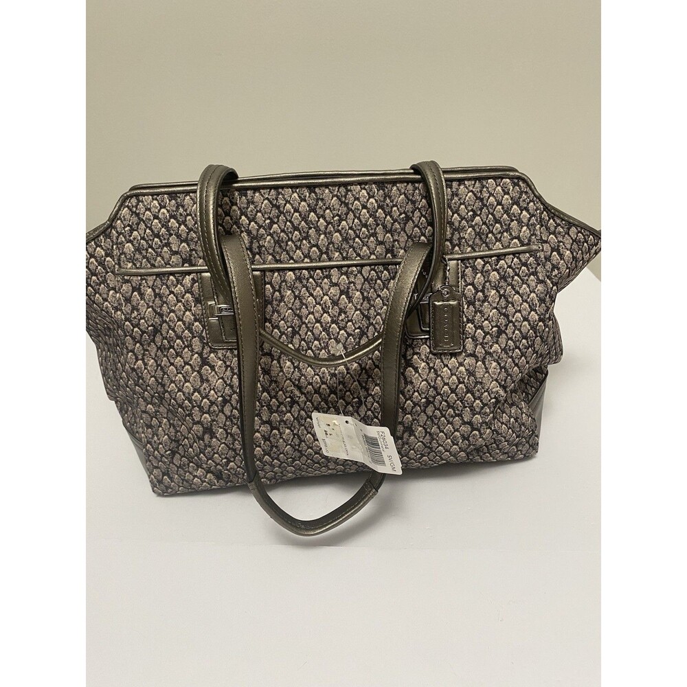 Coach F26034 Taylor Print Alexis Carryall Satchel Handbag Purse Retail $398